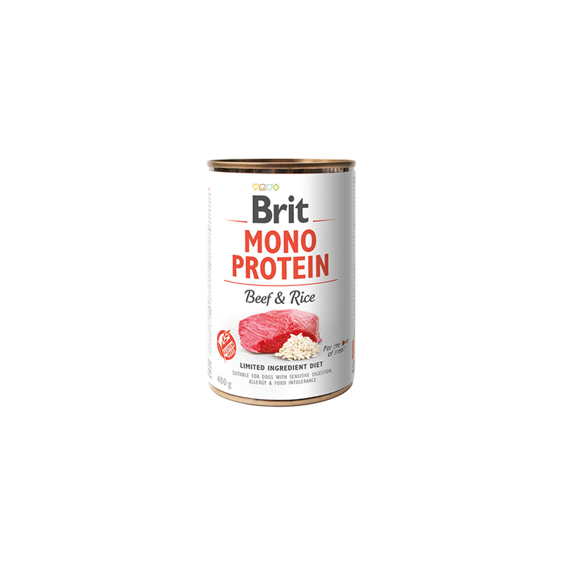 Brit Care Mono Protein Beef & Rice konservai šunims
