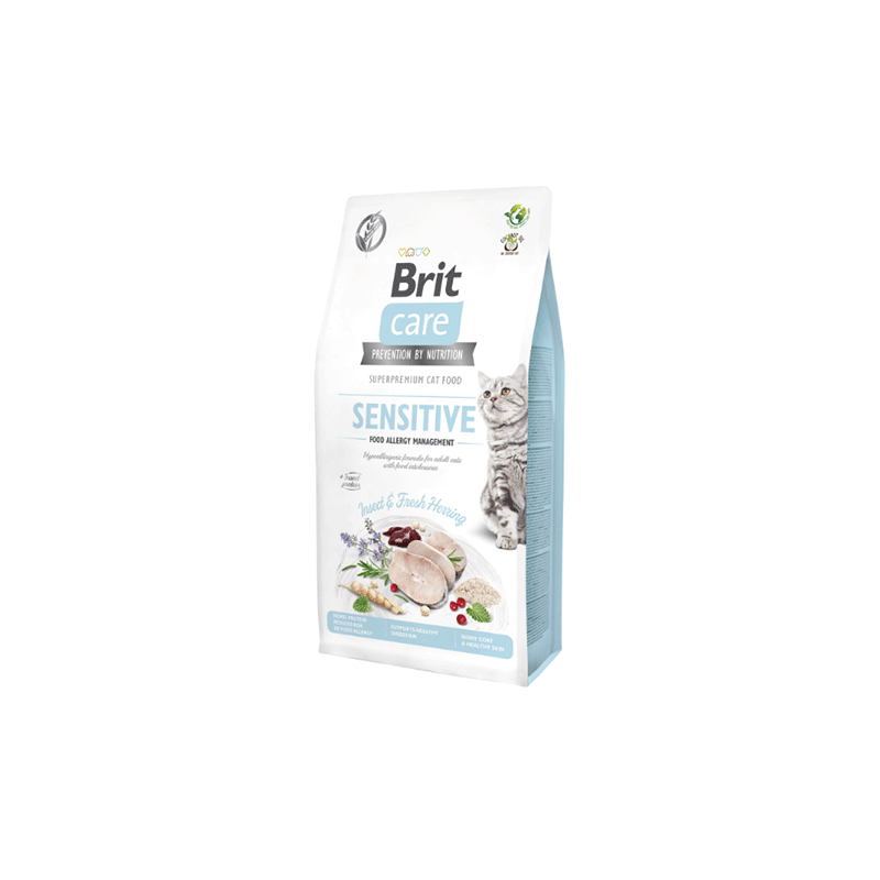 Brit Care Insect & Fresh Herring sausas kačių maistas