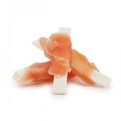 Happet Chicken Wrapped with Codfish vištiena ir menkė skanėstai šunims