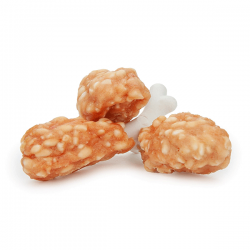 Happet Chicken & Rice Drumstick vištienos kulšelės skanėstai šunims