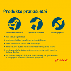 Josera Sensi Junior sausas maistas šunims su antiena
