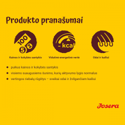 Josera Poultry-Menu sausas maistas šunims, 12,5 kg