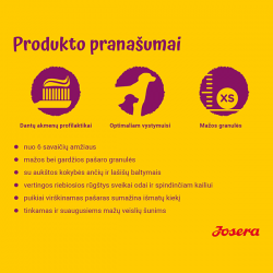 Josera Mini Junior sausas maistas mažiems šuniukams, 900 g