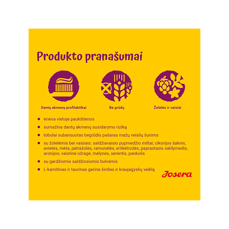 Josera Mini Deluxe begrūdis maistas šunims, 900 g