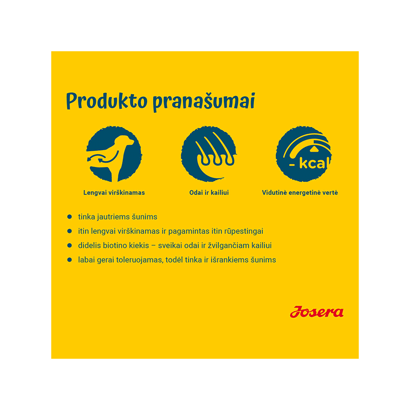 Josera Sensi Plus sausas maistas šunims, 900 g
