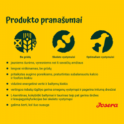 Josera Young Star begrūdis šunų maistas, 900 g