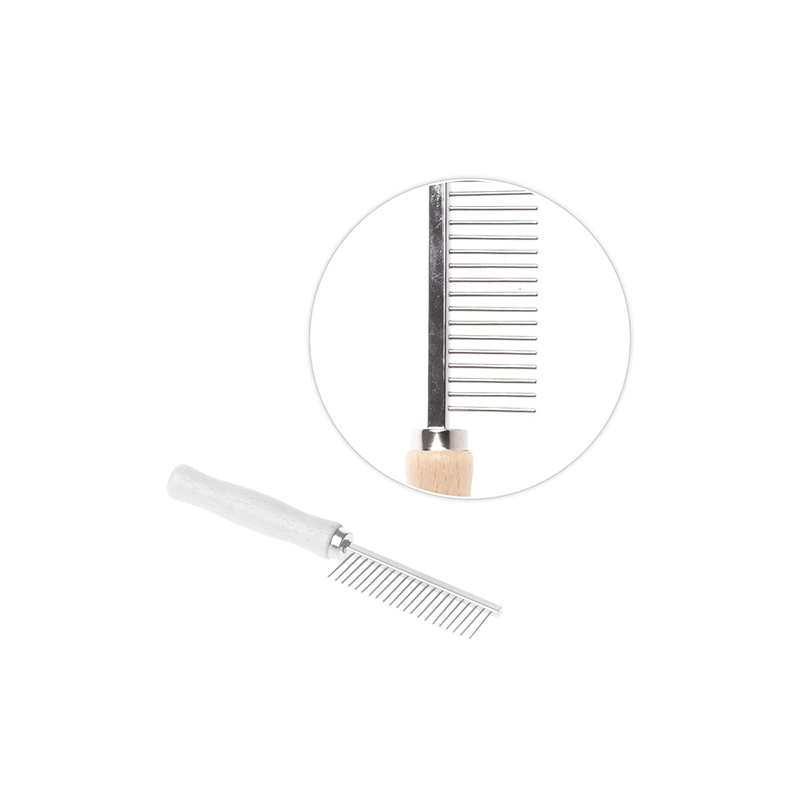 Happet Sparse Comb retos šukos šunims ir katėms