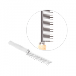 Happet Dense Comb tankios šukos šunims ir katėms