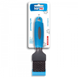 Happet Elastic Slicker Brush kietos šukos garbanotam kailiui šunims
