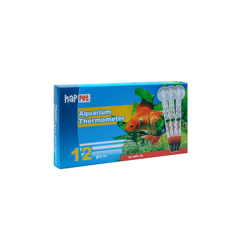 Happet stiklinis termometras akvariumams