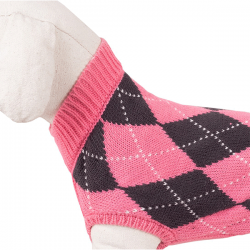 Happet rožinis megztinis šuniui, 35 cm