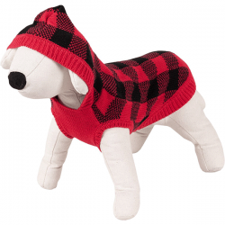 Happet raudonas džemperis šunims