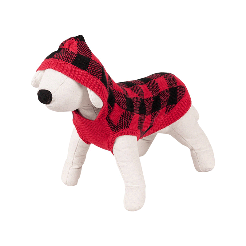 Happet raudonas džemperis šunims, 30 cm