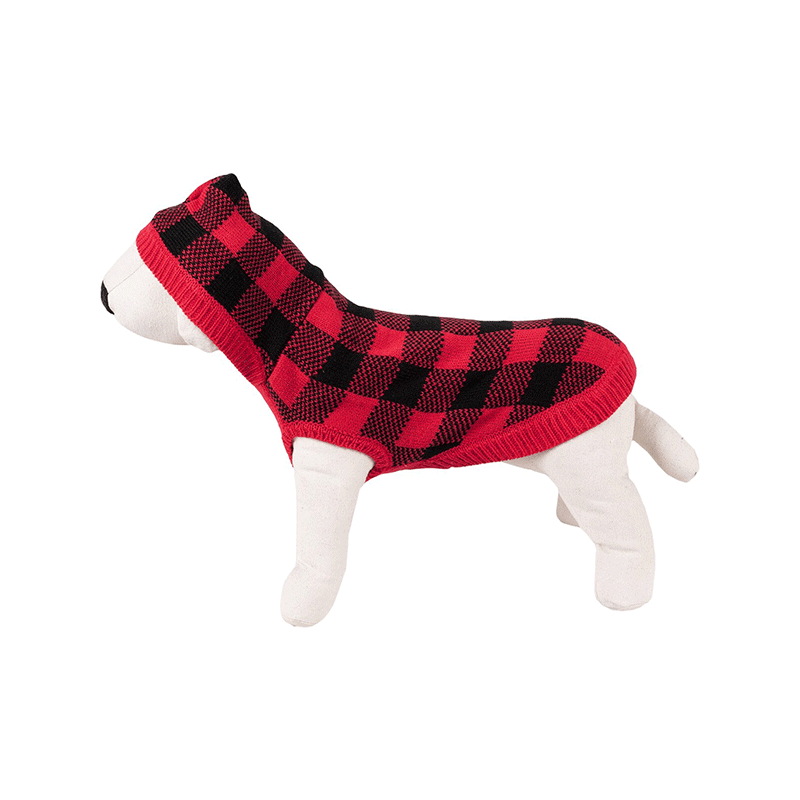 Happet raudonas džemperis šunims, 30 cm