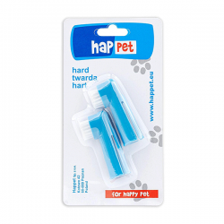 Happet nailoninis dantų šepetėlis-antpirštis šunims ir katėms