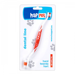 Happet dvipusis dantų šepetėlis katėms ir šunims
