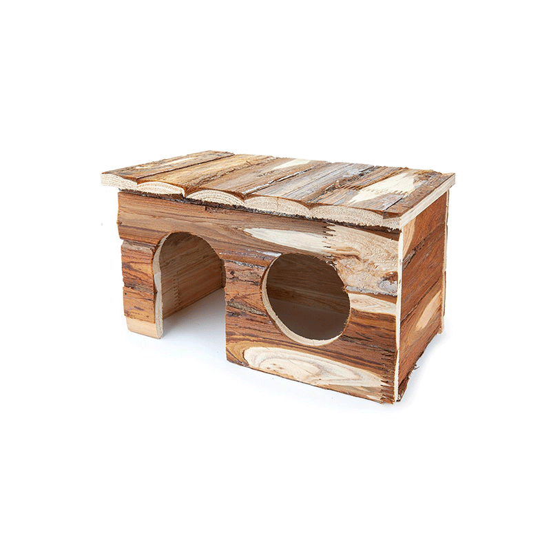 Happet medinis namelis jūrų kiaulytėms