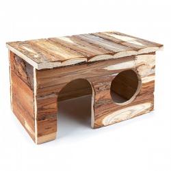 Happet medinis namelis jūrų kiaulytėms