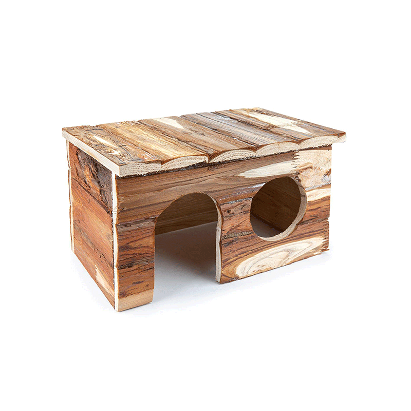 Happet medinis namelis jūrų kiaulytėms