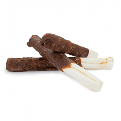 Happet Duck Rolled Rawhide antienos lazdelės skanėstai šunims