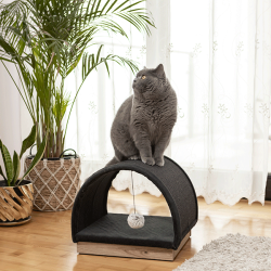 Ecomfy Half Moon pilka draskyklė katėms