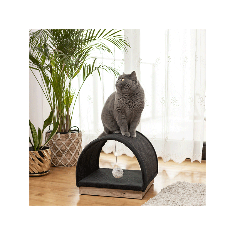 Ecomfy Half Moon pilka draskyklė katėms