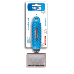 Happet Slicker Brush Soft šukos trumpam ir vidutiniam kailiui augintiniams, S