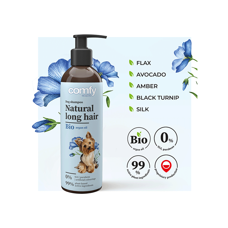Comfy Natural Long Hair šampūnas šunims