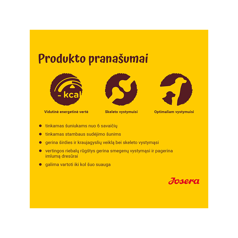 Josera Kids sausas šunų maistas, 900 g