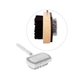 Happet plokščias dvipusis šepetys šunims ir katėms