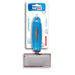 Happet Slicker Brush Soft šukos trumpam ir vidutiniam kailiui augintiniams, M