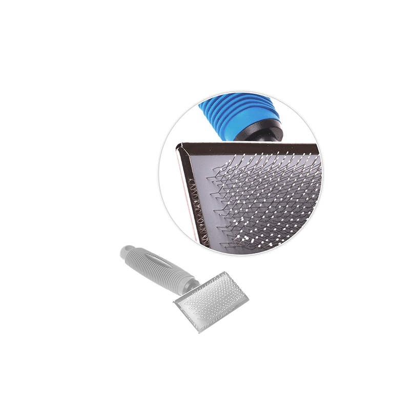 Happet Slicker Brush Soft šukos trumpam ir vidutiniam kailiui augintiniams, M