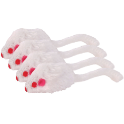 Happet balta pelė žaislas...