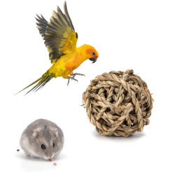 Nobleza šiaudų kamuoliukas žaislai žiurkėnams ir paukščiams