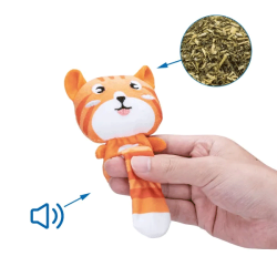 Nobleza pliušinė katė žaislas su katžole katėms