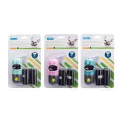 Nobleza maišelių dėklas su žibintuvėliu šunims