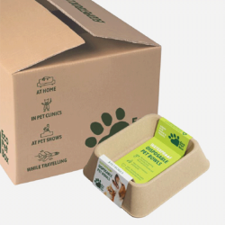 EcoPetBox biologiškai suyrantys dubenėliai augintiniams, 3 vnt.