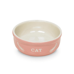 Nobby Cat rausvas dubenėlis...