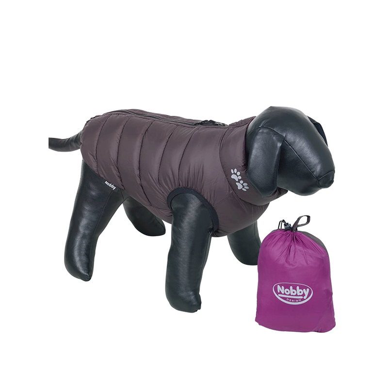 Nobby Light violetinė dvipusė striukė šuniui, 32 cm