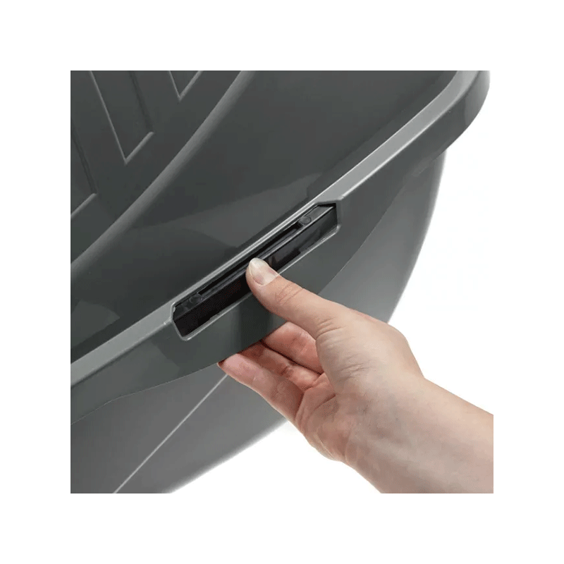 Ecomfy Easy Cat Eco pilkas, uždaras tualetas katėms