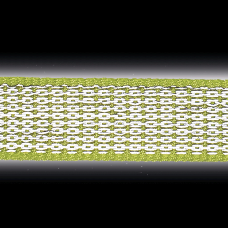 Nobby Full Reflect geltonos petnešos šuniui, S–M, 40–50 cm