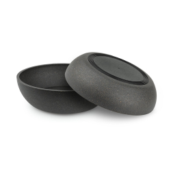 Happet grafito spalvos, bambukinis dubenėlis šunims ir katėms, 1,5l