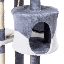 Nobleza pilka draskyklė katėms su gultais
