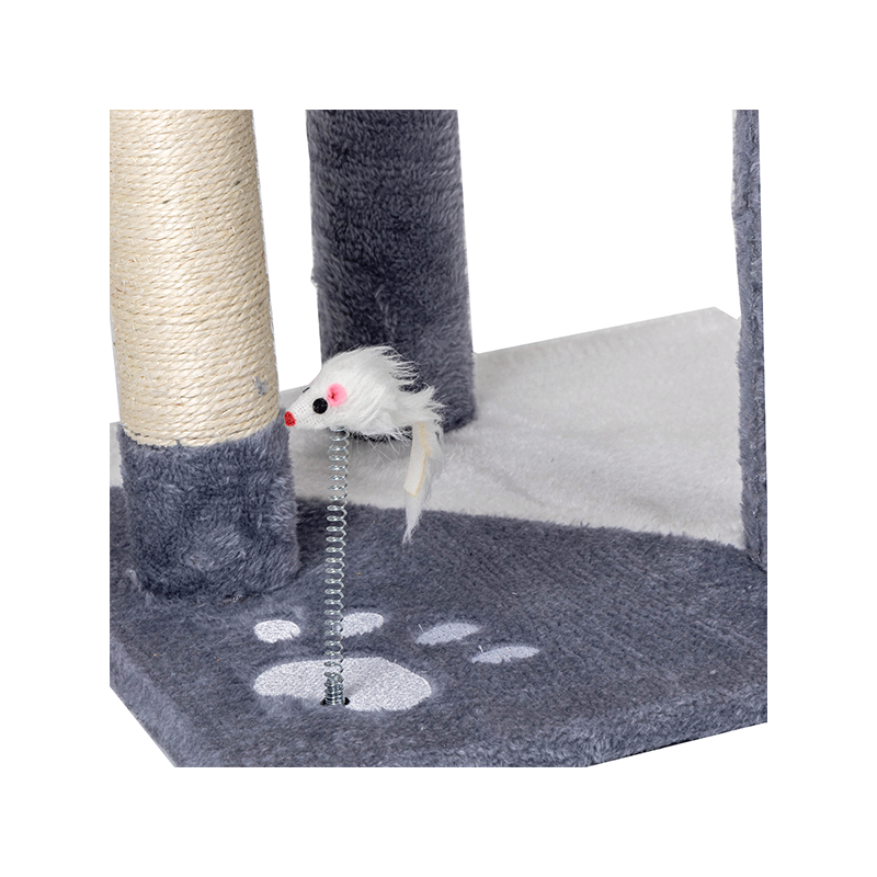 Nobleza pilka draskyklė katėms su gultais