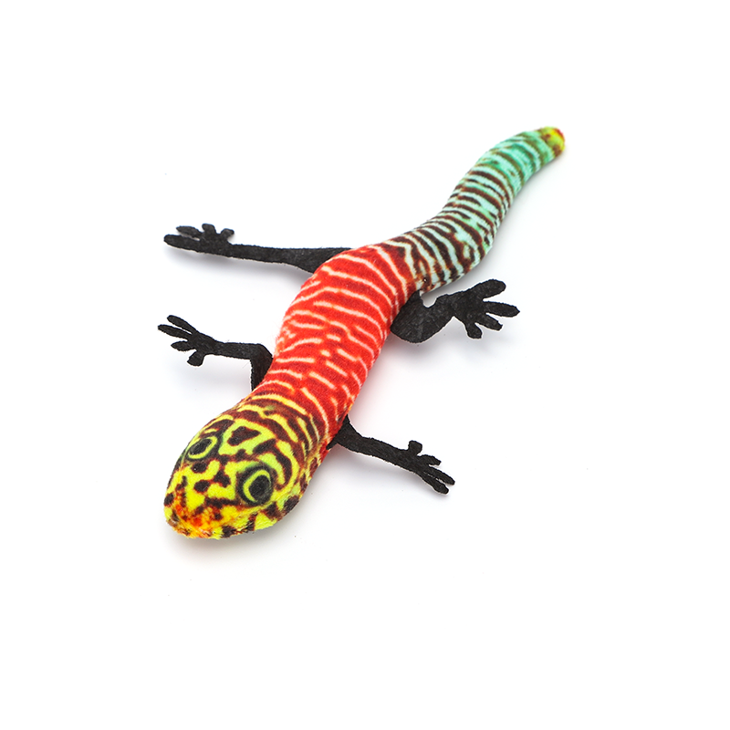 Nobleza driežiukas žaislas su katžole katėms