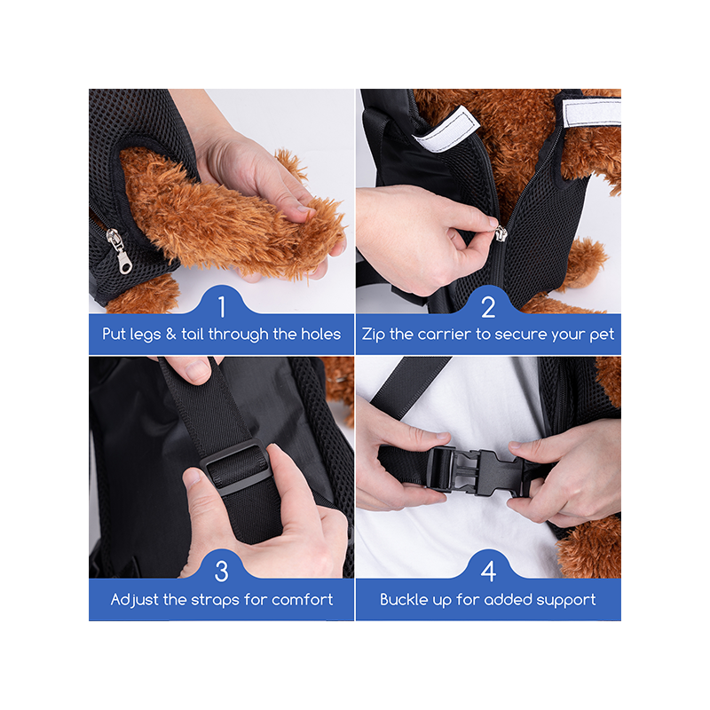 Nobleza juoda kuprinė šunims