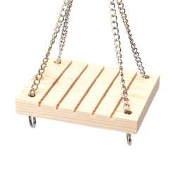 Nobleza medinės sūpynės paukščiams ir graužikams