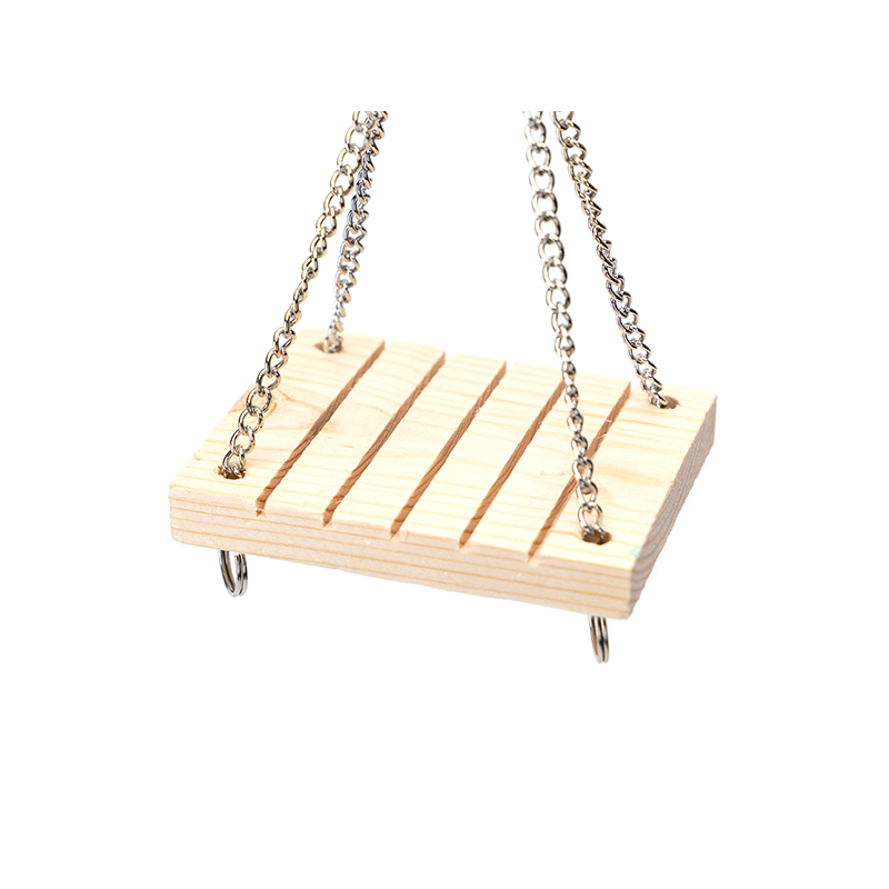 Nobleza medinės sūpynės paukščiams ir graužikams