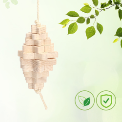 Nobleza medinis žaislas paukščiams ir graužikams