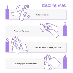 Nobleza šampūnas pėdutėms su šepetėliu